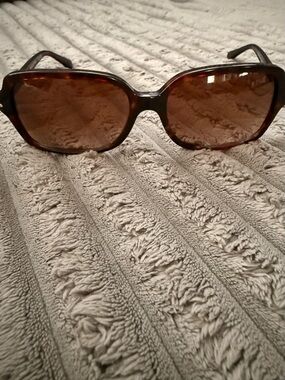 Coach Women's Tortoise Frame Sunglasses with Brown Lenses